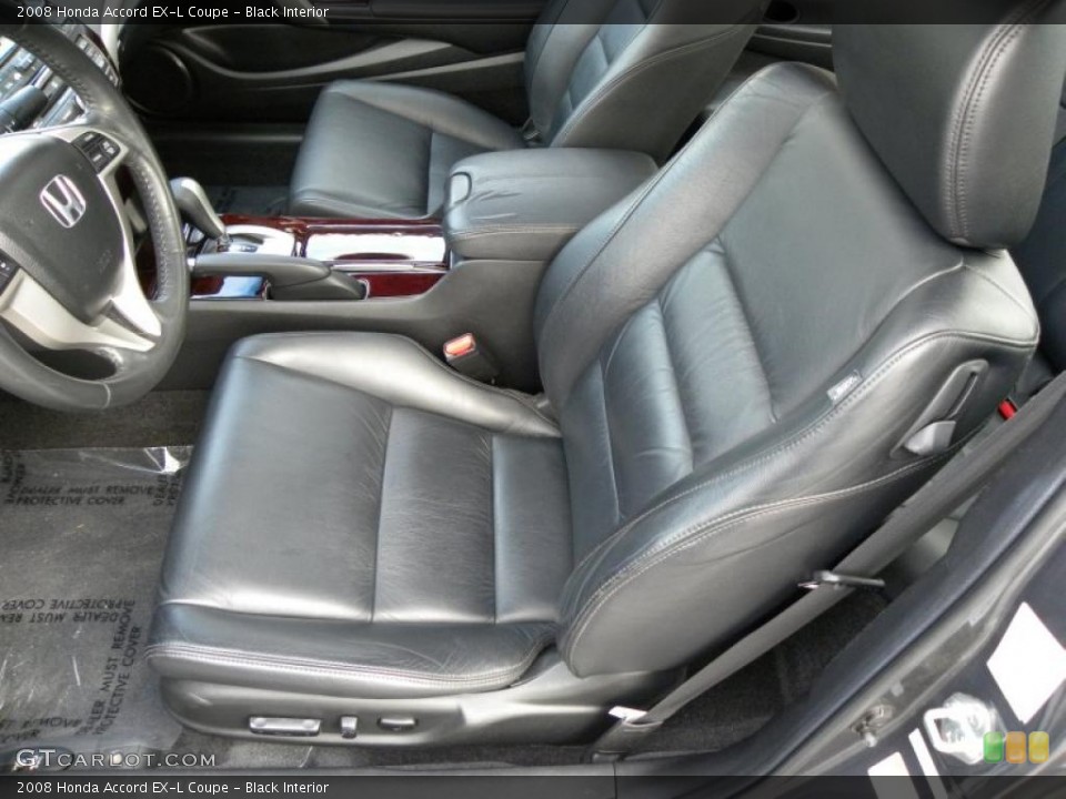 Black Interior Photo for the 2008 Honda Accord EX-L Coupe #45123786