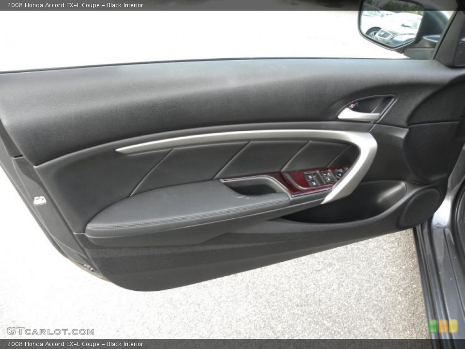 Black Interior Door Panel for the 2008 Honda Accord EX-L Coupe #45123814