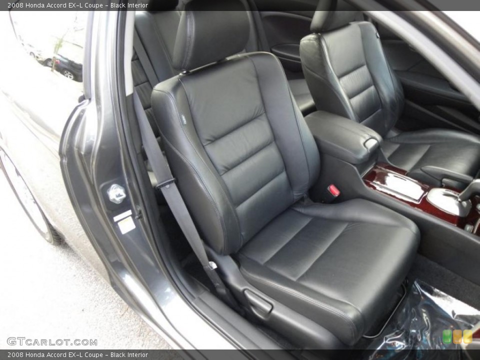 Black Interior Photo for the 2008 Honda Accord EX-L Coupe #45123826