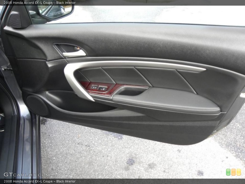 Black Interior Door Panel for the 2008 Honda Accord EX-L Coupe #45123858