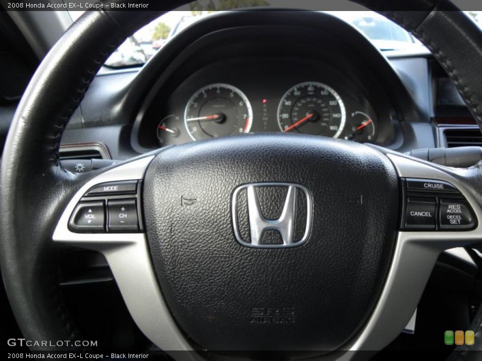 Black Interior Controls for the 2008 Honda Accord EX-L Coupe #45124002