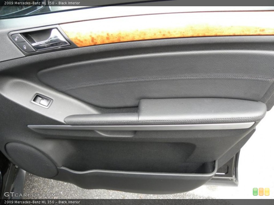 Black Interior Door Panel for the 2009 Mercedes-Benz ML 350 #45124558