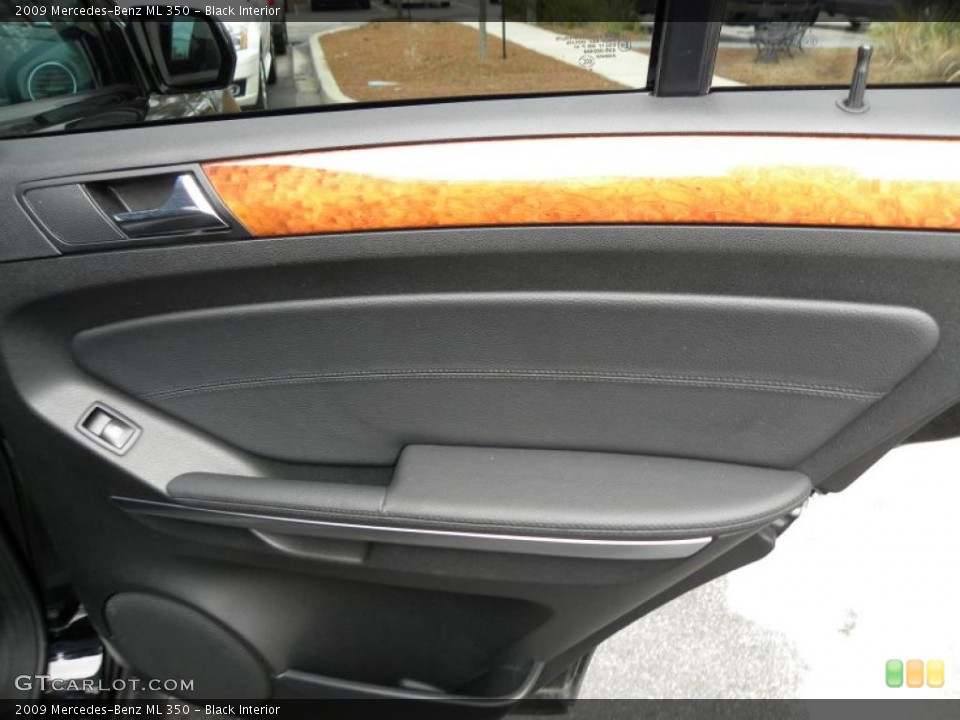 Black Interior Door Panel for the 2009 Mercedes-Benz ML 350 #45124590