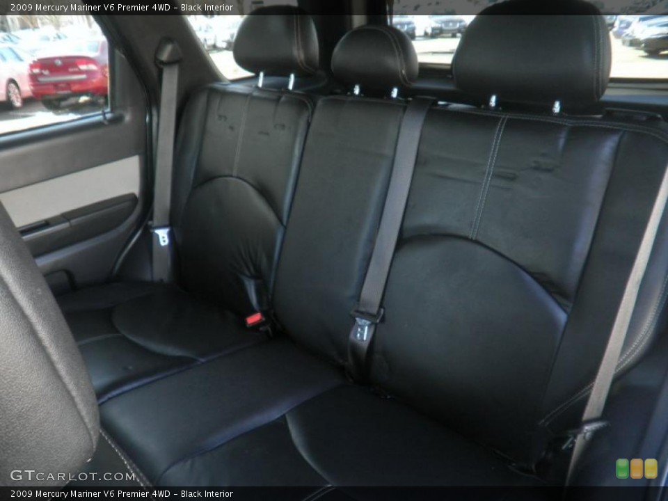 Black Interior Photo for the 2009 Mercury Mariner V6 Premier 4WD #45125446
