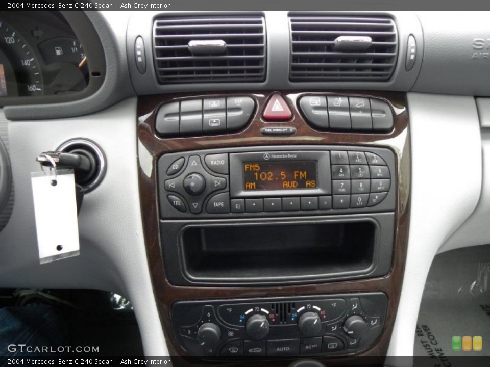 Ash Grey Interior Controls for the 2004 Mercedes-Benz C 240 Sedan #45125804