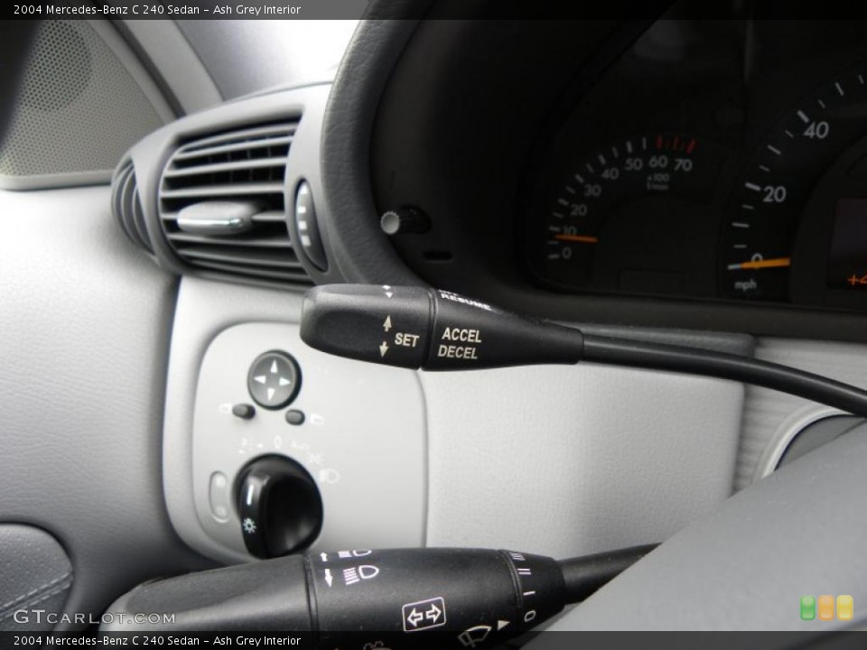 Ash Grey Interior Controls for the 2004 Mercedes-Benz C 240 Sedan #45125818