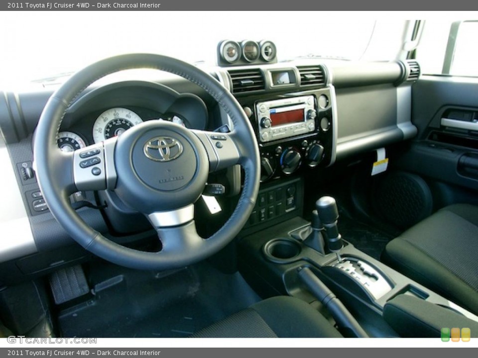 Dark Charcoal Interior Prime Interior for the 2011 Toyota FJ Cruiser 4WD #45126126
