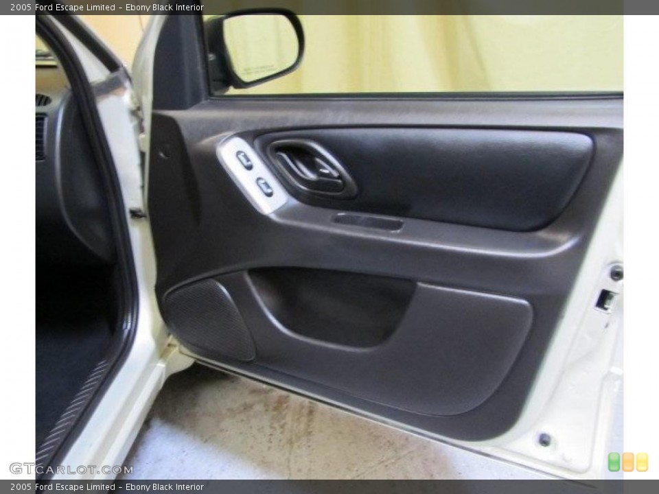 Ebony Black Interior Door Panel for the 2005 Ford Escape Limited #45126518