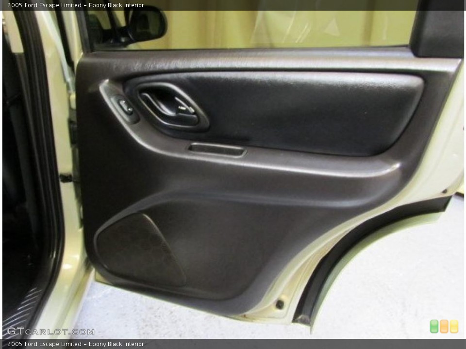Ebony Black Interior Door Panel for the 2005 Ford Escape Limited #45126550
