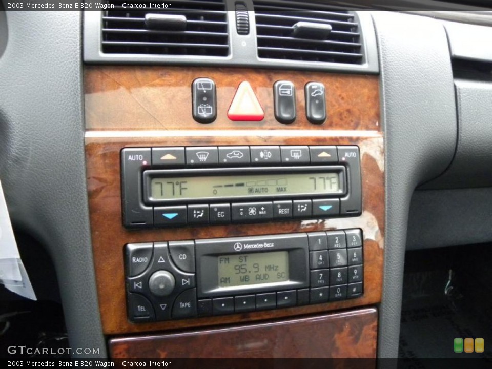 Charcoal Interior Controls for the 2003 Mercedes-Benz E 320 Wagon #45126558
