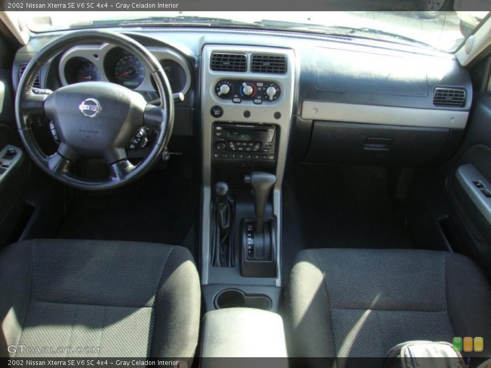 Gray Celadon Interior Dashboard for the 2002 Nissan Xterra SE V6 SC 4x4 #45126870