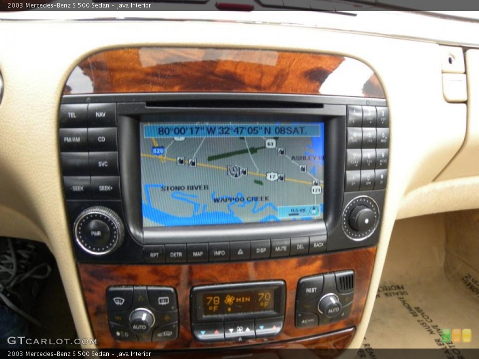 Java Interior Navigation for the 2003 Mercedes-Benz S 500 Sedan #45127026