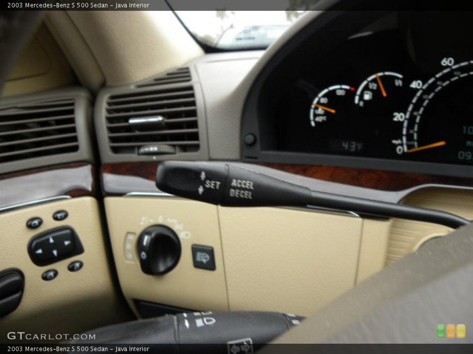 Java Interior Controls for the 2003 Mercedes-Benz S 500 Sedan #45127042