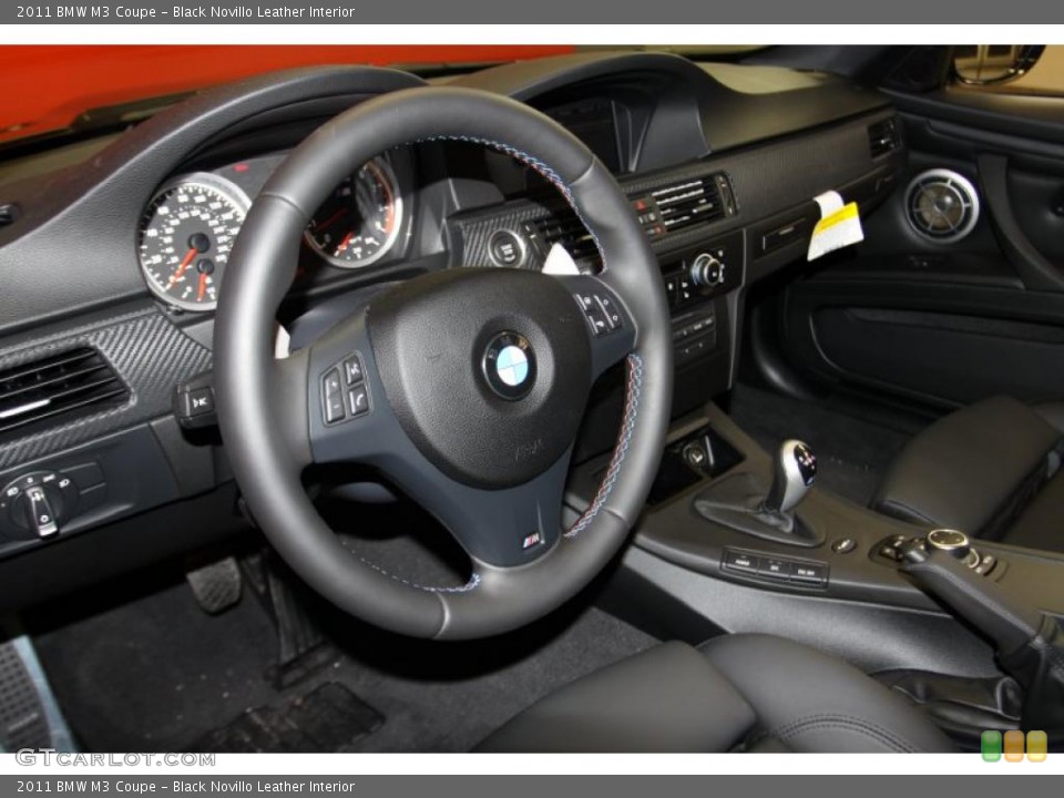 Black Novillo Leather Interior Prime Interior for the 2011 BMW M3 Coupe #45129686
