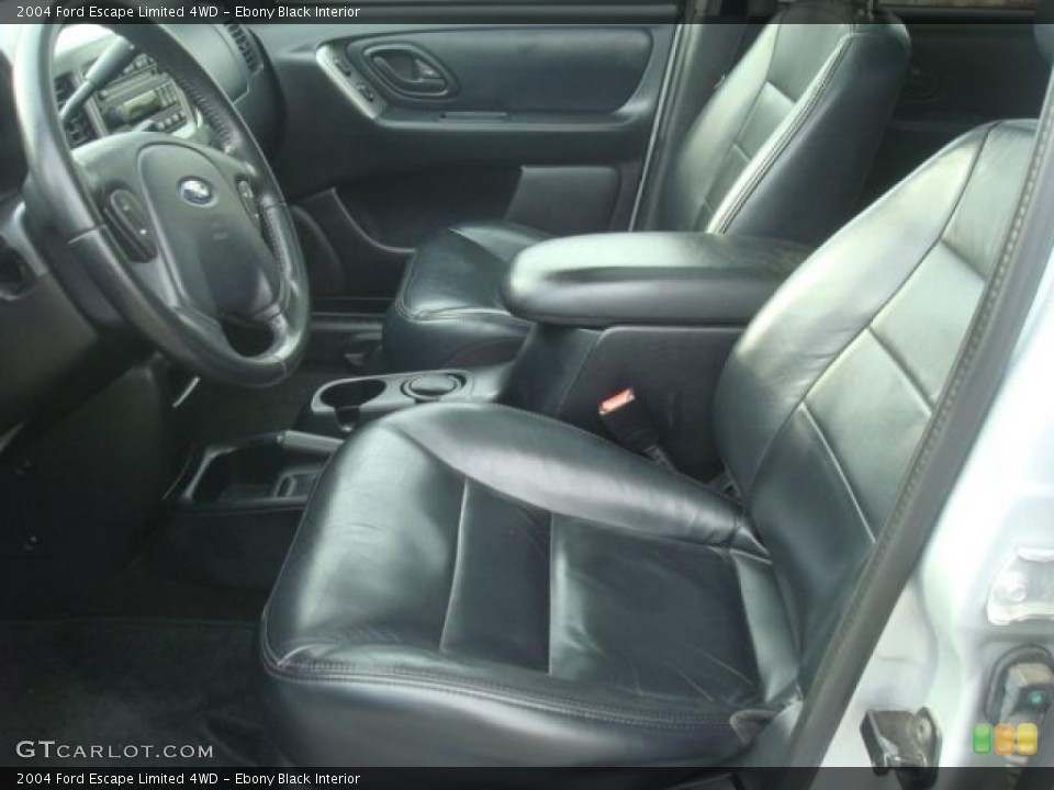 Ebony Black Interior Photo for the 2004 Ford Escape Limited 4WD #45133234