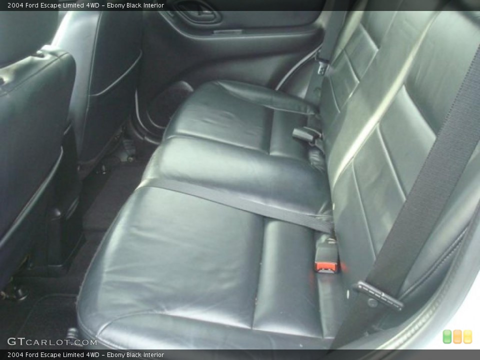 Ebony Black Interior Photo for the 2004 Ford Escape Limited 4WD #45133266
