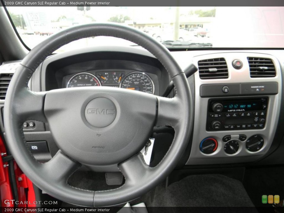 Medium Pewter Interior Dashboard for the 2009 GMC Canyon SLE Regular Cab #45134006