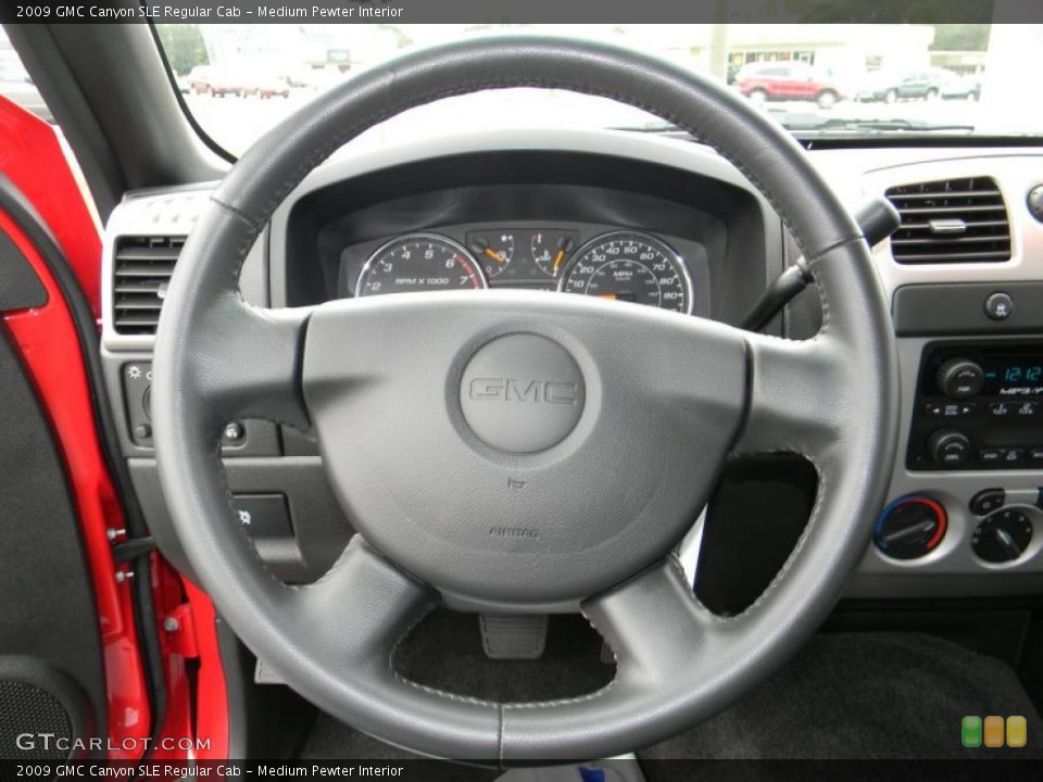 Medium Pewter Interior Steering Wheel for the 2009 GMC Canyon SLE Regular Cab #45134026