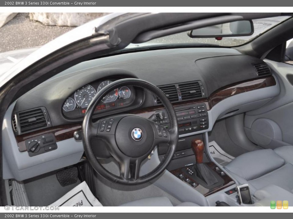 Grey Interior Dashboard for the 2002 BMW 3 Series 330i Convertible #45136211