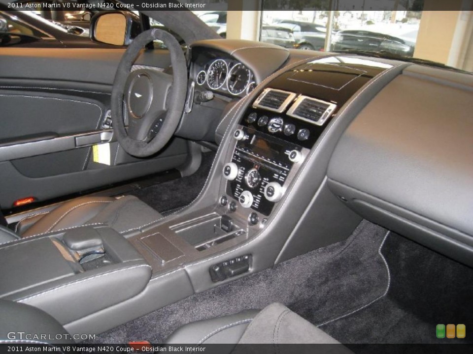 Obsidian Black Interior Dashboard for the 2011 Aston Martin V8 Vantage N420 Coupe #45136247
