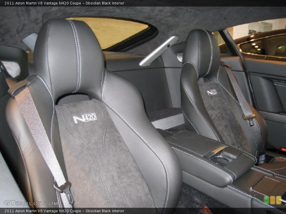 Obsidian Black Interior Photo for the 2011 Aston Martin V8 Vantage N420 Coupe #45136263