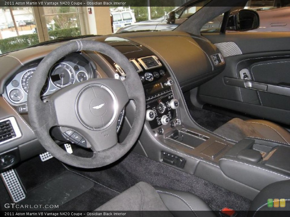 Obsidian Black Interior Prime Interior for the 2011 Aston Martin V8 Vantage N420 Coupe #45136281