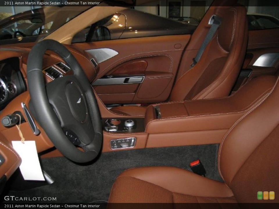 Chestnut Tan Interior Photo for the 2011 Aston Martin Rapide Sedan #45136427
