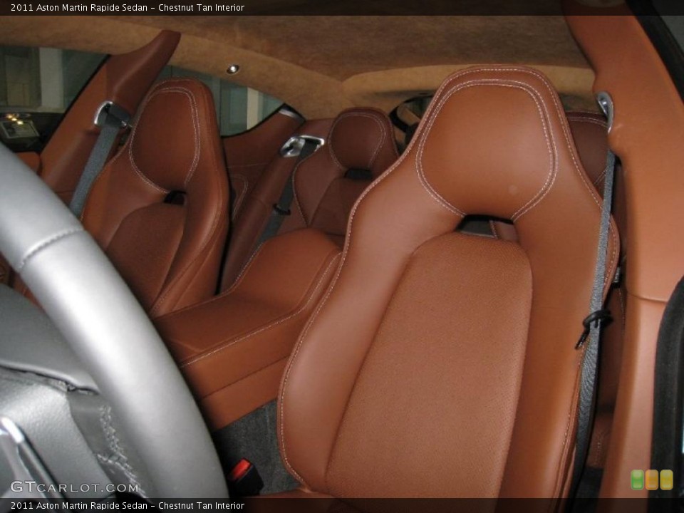 Chestnut Tan Interior Photo for the 2011 Aston Martin Rapide Sedan #45136443