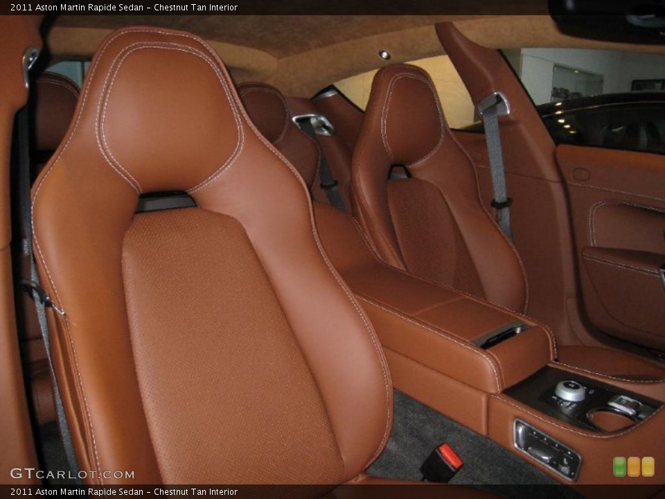 Chestnut Tan Interior Photo for the 2011 Aston Martin Rapide Sedan #45136526