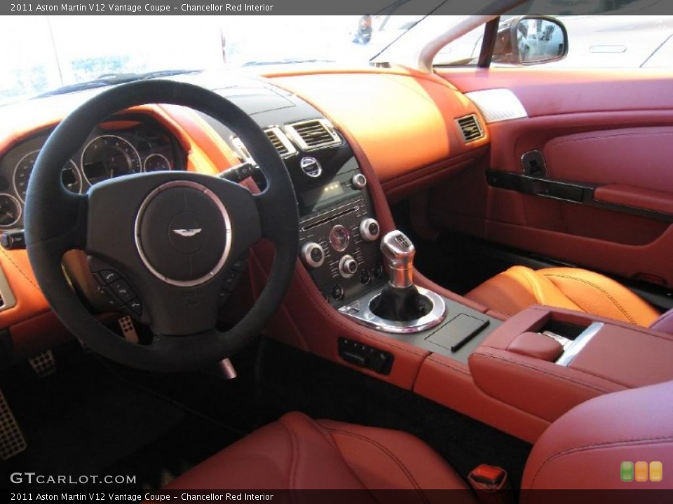 Chancellor Red Interior Prime Interior for the 2011 Aston Martin V12 Vantage Coupe #45136655