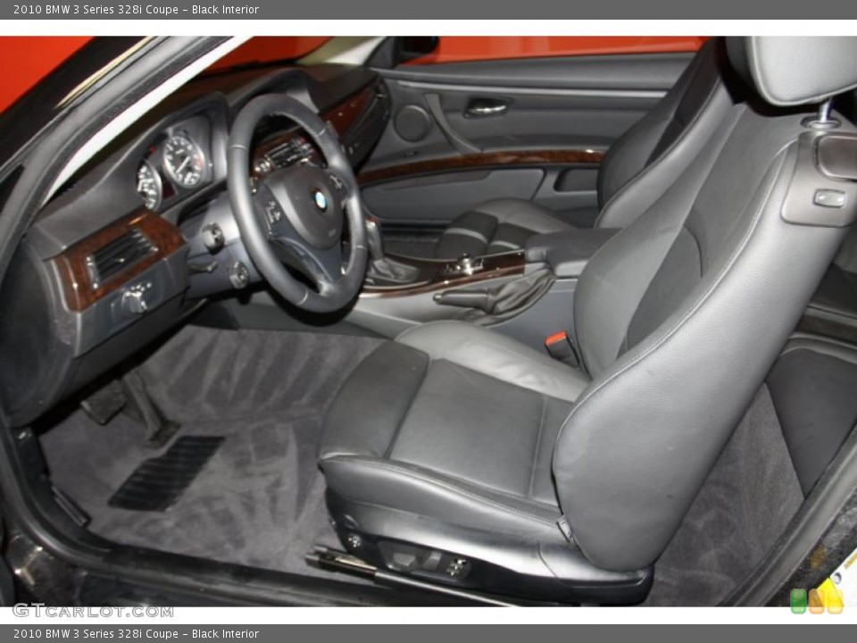 Black Interior Photo for the 2010 BMW 3 Series 328i Coupe #45137151