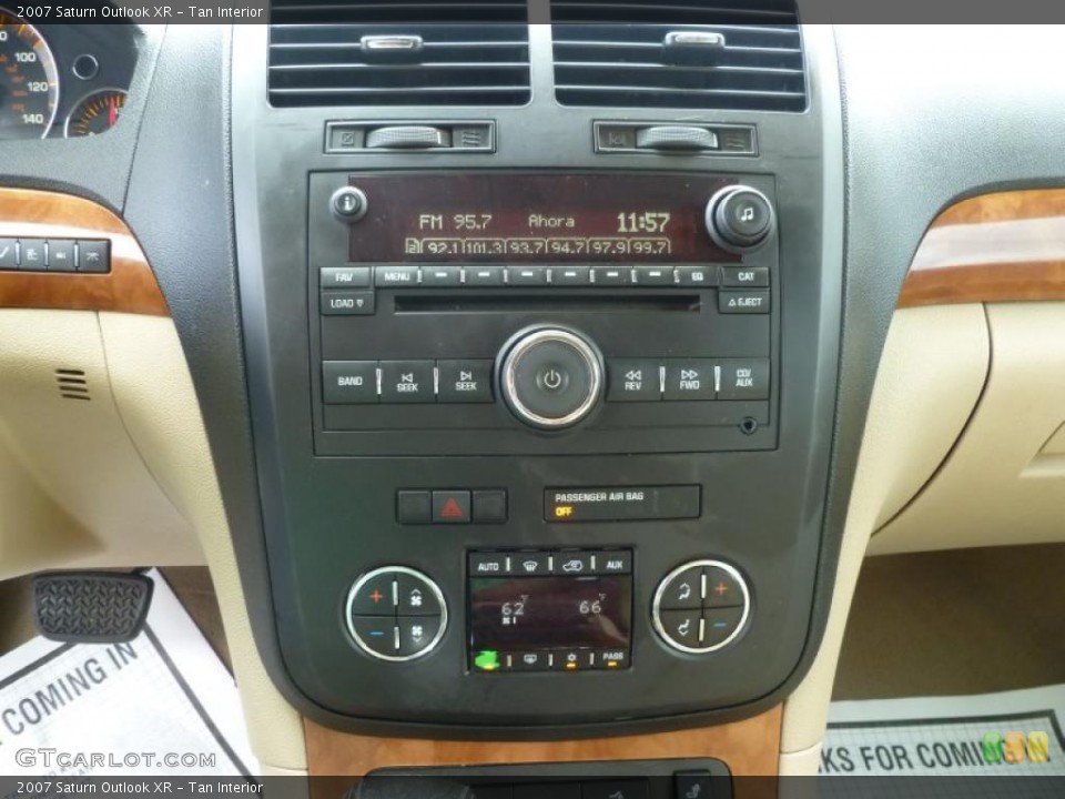 Tan Interior Controls for the 2007 Saturn Outlook XR #45137283