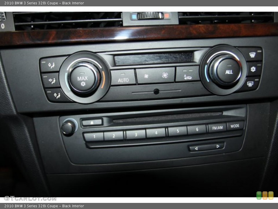 Black Interior Controls for the 2010 BMW 3 Series 328i Coupe #45137667