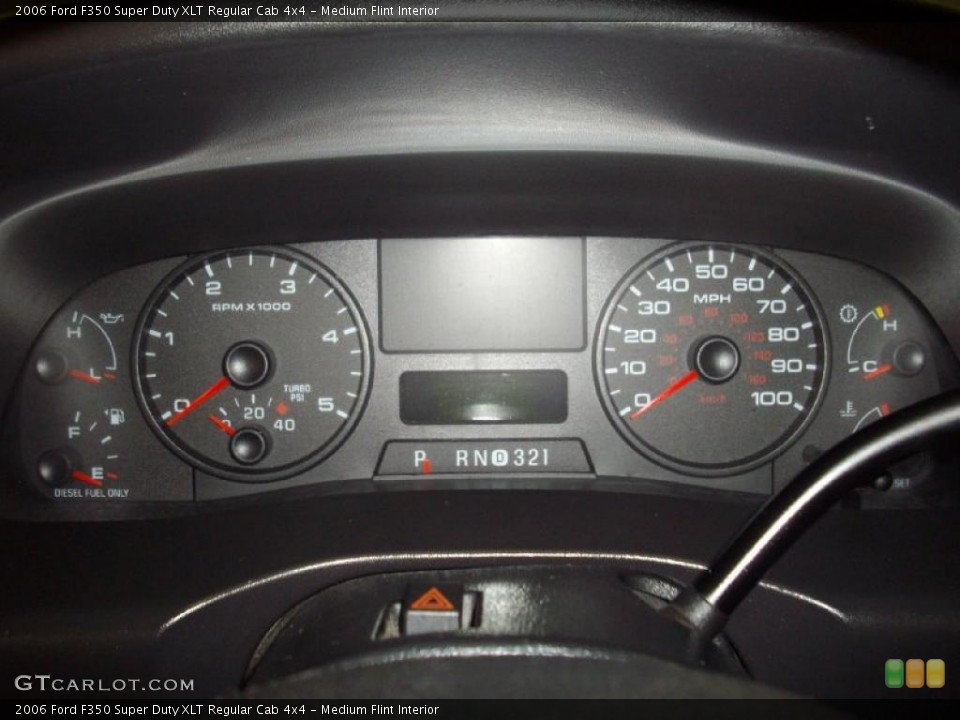 Medium Flint Interior Gauges for the 2006 Ford F350 Super Duty XLT Regular Cab 4x4 #45139087