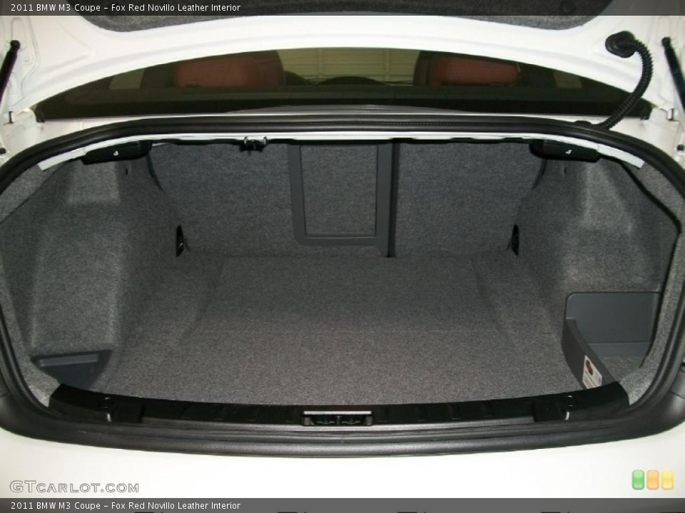 Fox Red Novillo Leather Interior Trunk for the 2011 BMW M3 Coupe #45139647