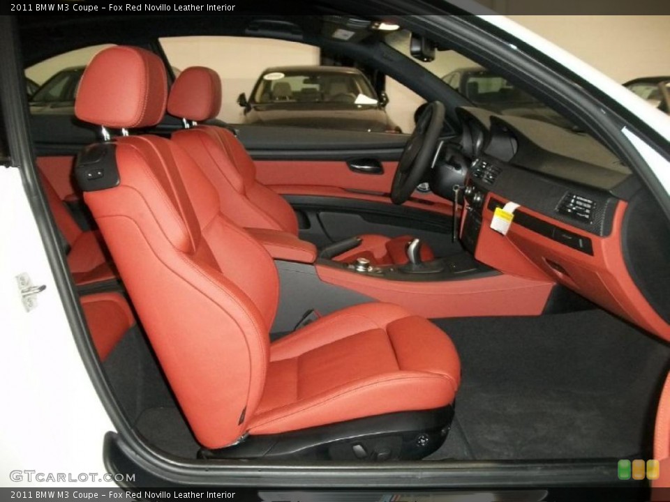 Fox Red Novillo Leather Interior Photo for the 2011 BMW M3 Coupe #45139759
