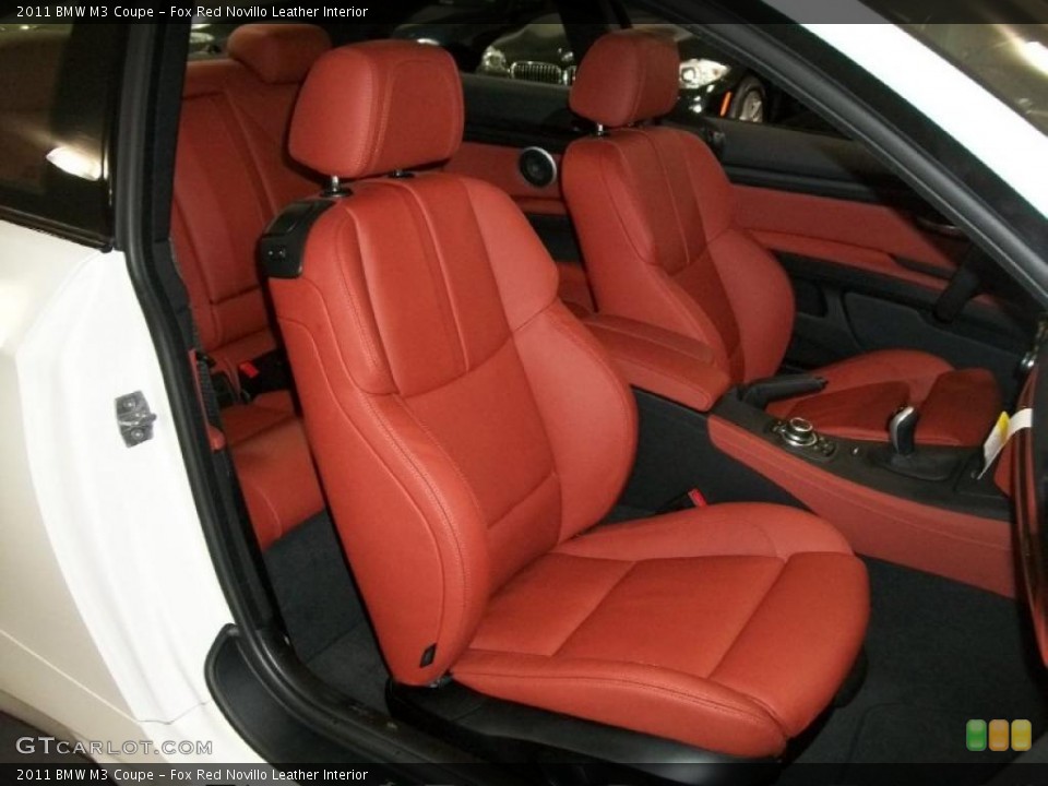 Fox Red Novillo Leather Interior Photo for the 2011 BMW M3 Coupe #45139780