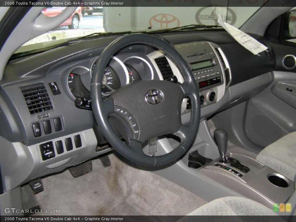 Graphite Gray Interior Photo for the 2008 Toyota Tacoma V6 Double Cab 4x4 #45144123