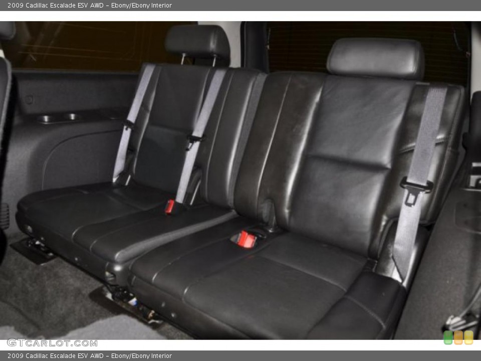 Ebony/Ebony Interior Photo for the 2009 Cadillac Escalade ESV AWD #45144227
