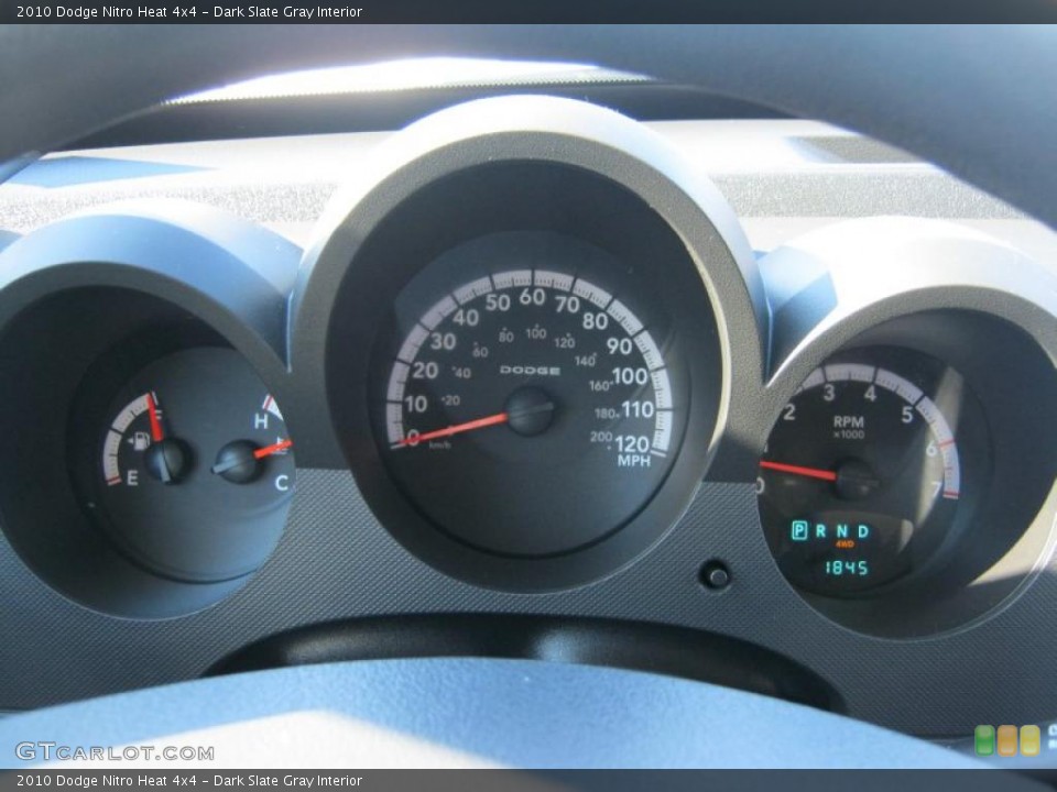 Dark Slate Gray Interior Gauges for the 2010 Dodge Nitro Heat 4x4 #45145231