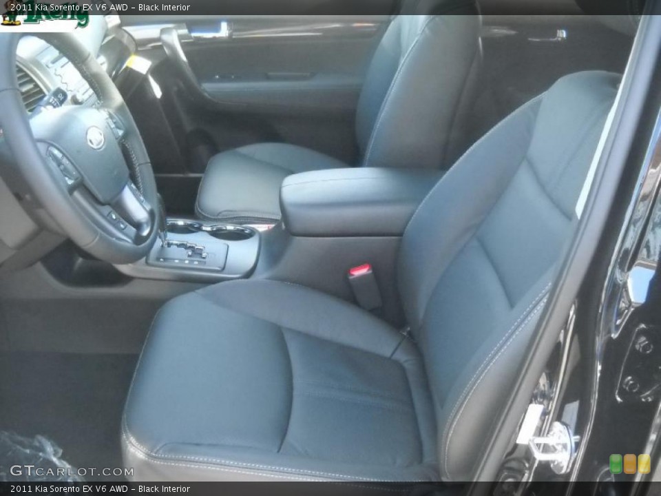 Black Interior Photo for the 2011 Kia Sorento EX V6 AWD #45146035