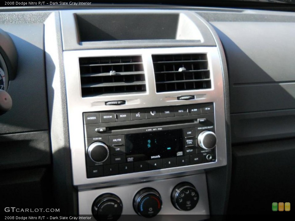 Dark Slate Gray Interior Controls for the 2008 Dodge Nitro R/T #45147527