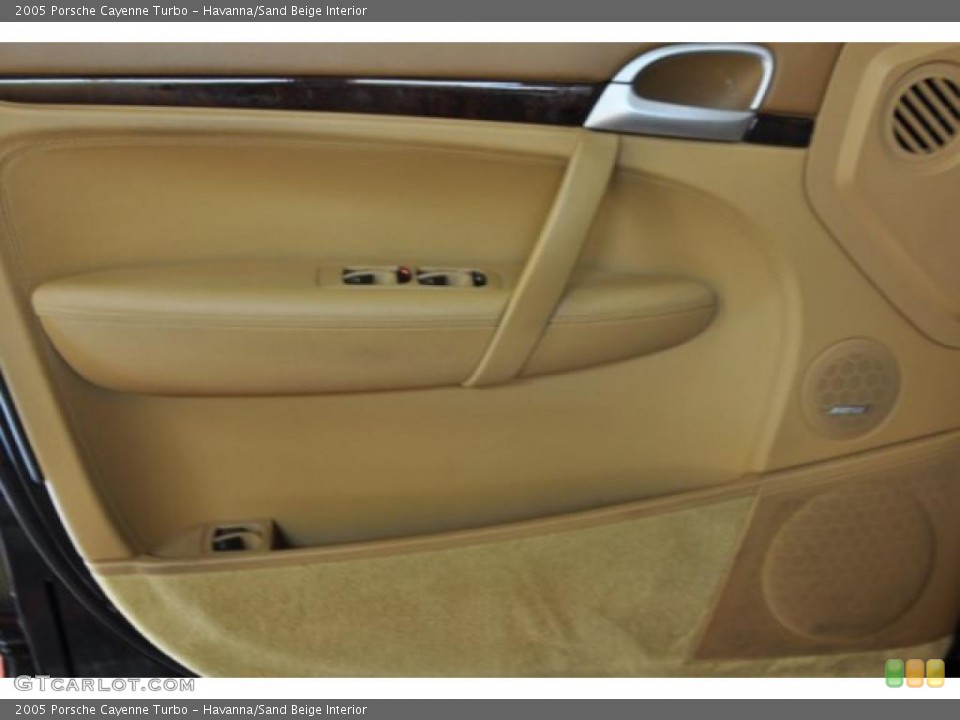 Havanna/Sand Beige Interior Door Panel for the 2005 Porsche Cayenne Turbo #45148491