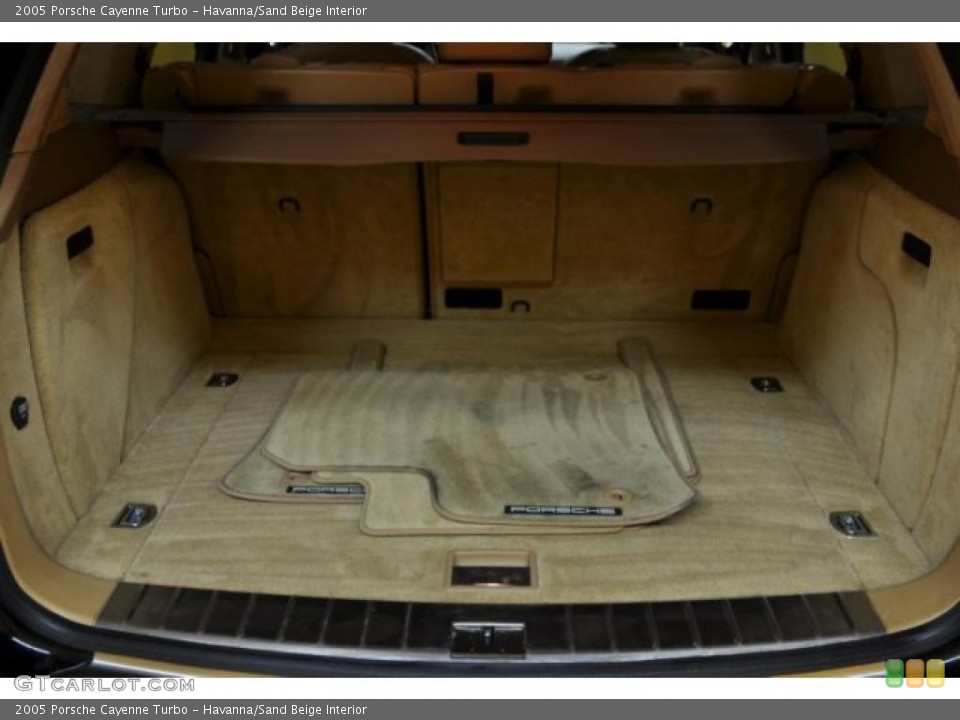Havanna/Sand Beige Interior Trunk for the 2005 Porsche Cayenne Turbo #45148539