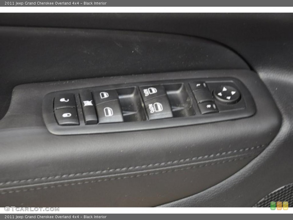 Black Interior Controls for the 2011 Jeep Grand Cherokee Overland 4x4 #45148877