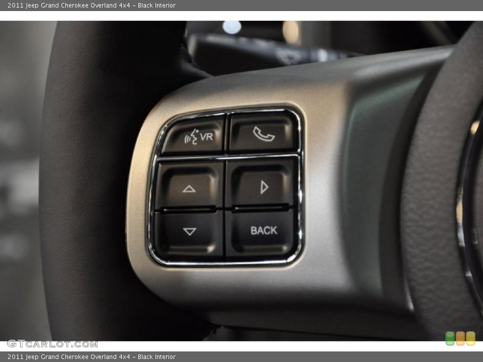 Black Interior Controls for the 2011 Jeep Grand Cherokee Overland 4x4 #45148991