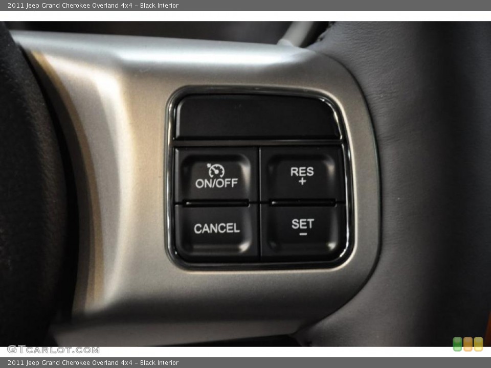 Black Interior Controls for the 2011 Jeep Grand Cherokee Overland 4x4 #45149011