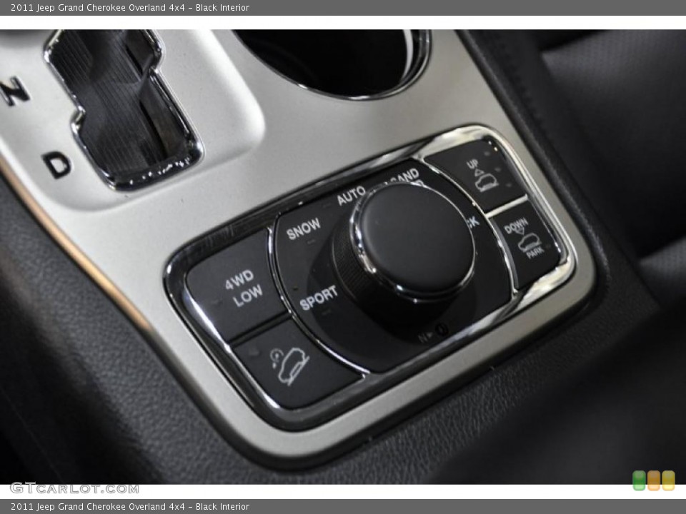 Black Interior Controls for the 2011 Jeep Grand Cherokee Overland 4x4 #45149027