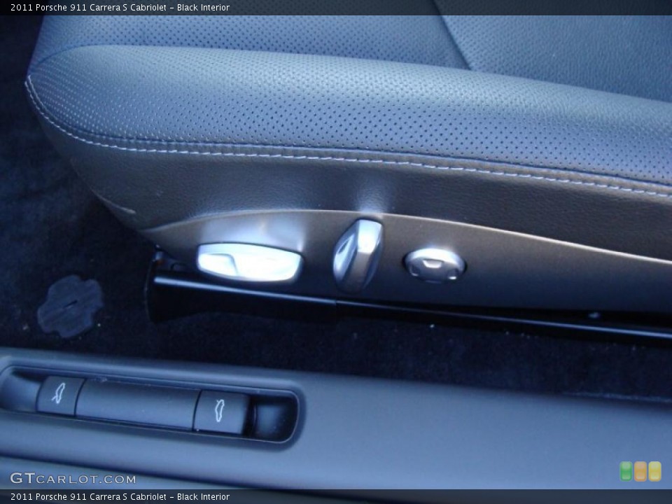 Black Interior Controls for the 2011 Porsche 911 Carrera S Cabriolet #45149139