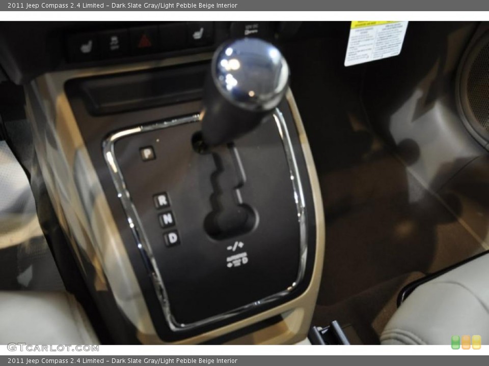 Dark Slate Gray/Light Pebble Beige Interior Transmission for the 2011 Jeep Compass 2.4 Limited #45149279